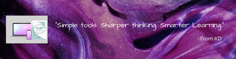 "Simple tools. Sharper thinking. Smarter learning." ~ From KD
Lean digital practical guides for a smarter life.